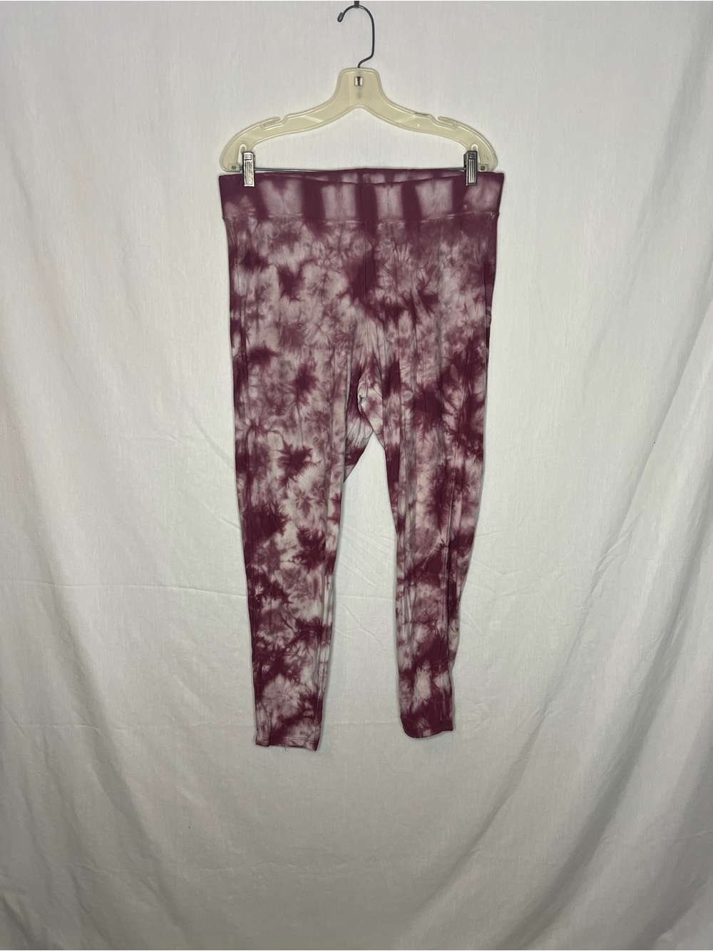torrid Maroon and White Tie-Dye Kids Leggings